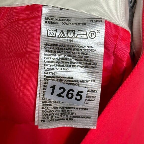 Banana Republic Avery Pants Hot Pink Mid-Rise Trouser Casual Career Sz 00 Petite - Picture 13 of 13